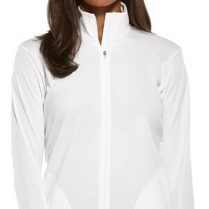 Coolibar UPF white  Zip-Up Jacket